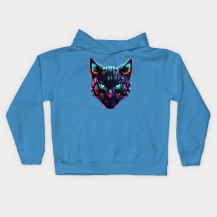 Cyber City Cat Vibes Tee! Kids Hoodie